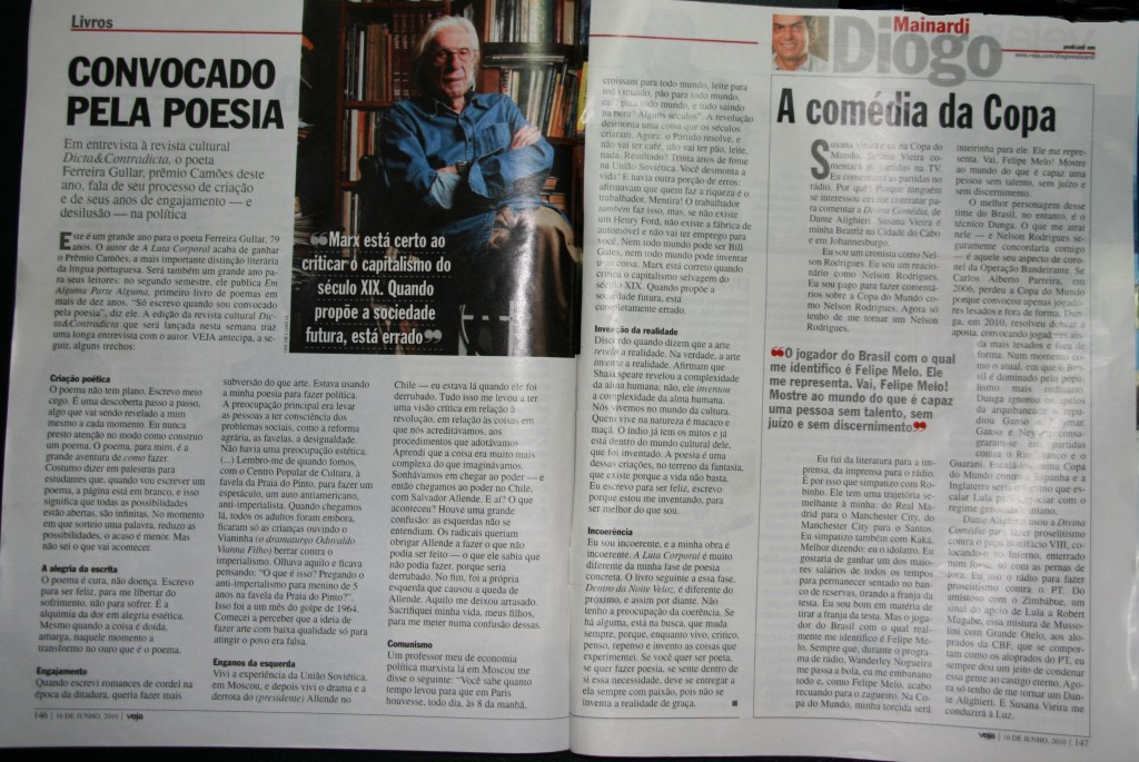 Revista Veja - 16 de junho de 2010.